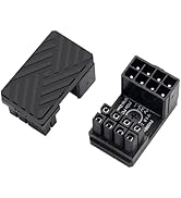 WLGQ 180-Degree Angled 8-Pin GPU Power Extension Adapter - Aluminum Alloy Cooling Shell with Ther...