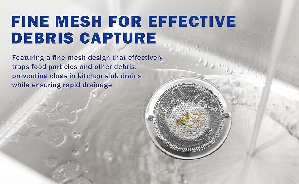 FINE MESH FOR EFFECTIVE DEBRIS CAPTURE