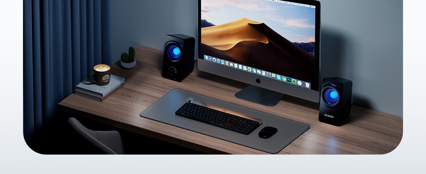 6 bluedee PC speakers