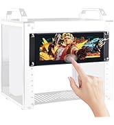 GeeekPi 7.84 inch 1280x400 LCD Touch Screen 2U Rack Mount Monitor for DeskPi RackMate T0/T1/T2/T0...