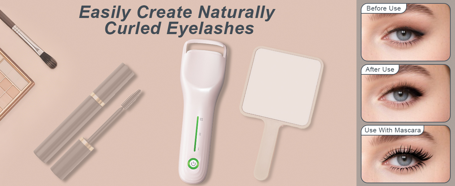 Lilonthy electric heated eyelash curlers