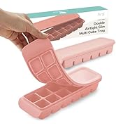 Firgi Silicone Freezer Trays with Lid, 0.5oz 12 Section - Leak Proof Silicone Freezer molds for H...