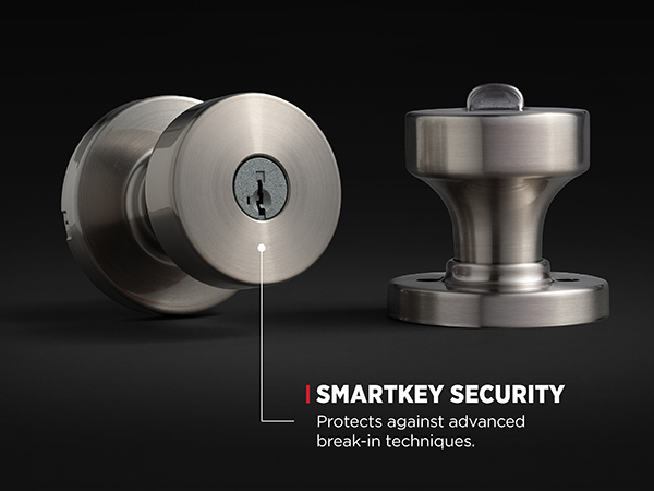 keyed entry front door entrance lock smartkey rekey door knob