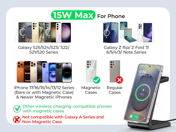 3 in 1 Mag-Safe Charging Station