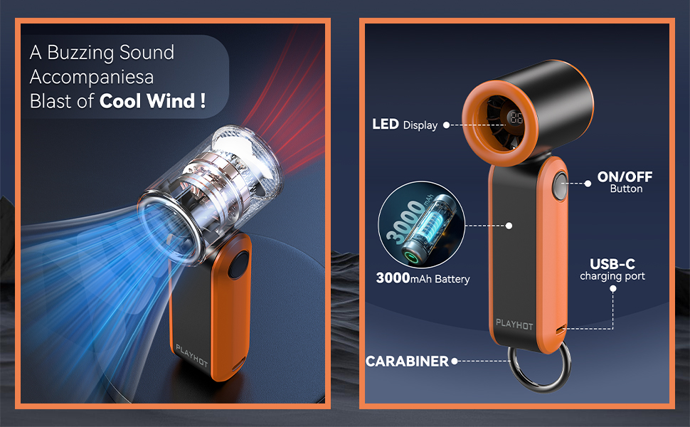 Unique vent design delivers instant cooling in seconds