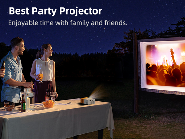 Projector Courtyard Movie