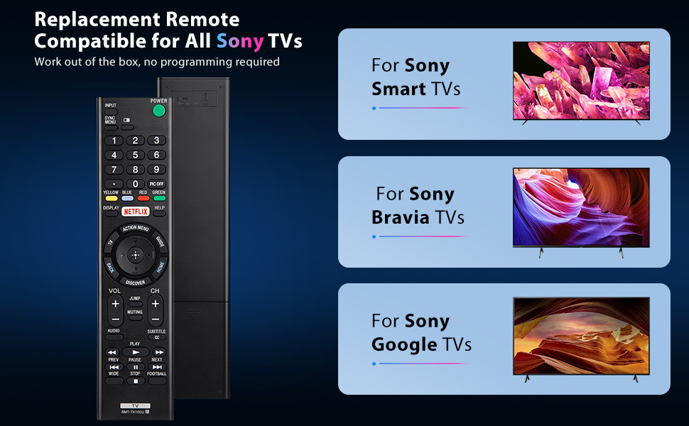 for sony tv remote control replacement,for sony remote control,for sony remote
