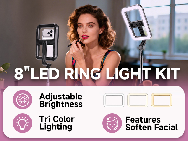 Kalofaye Ring Light with 54&amp;#39;&amp;#39; Extendable Tripod Stand