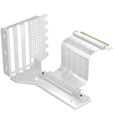 GLOTRENDS 2-Slot GPU Support Bracket with 200mm PCIe 4.0 Riser Cable for GPU Vertical Mount, Comp...