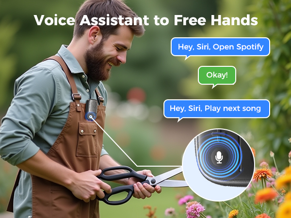 clip-on wireless bluetooth speaker