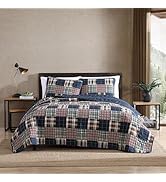 Eddie Bauer - Queen Quilt Set, Cotton Reversible Bedding with Matching Shams, Luxurious Bedding S...