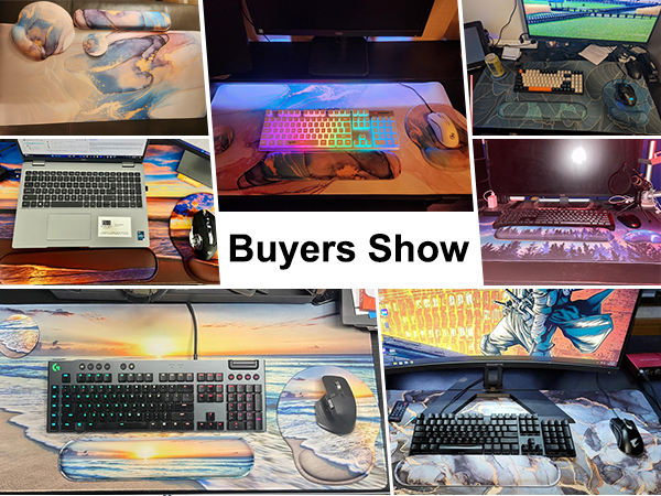 mousepad with wrist rest desk mouse pad desktop mat wrist pad for keyboard