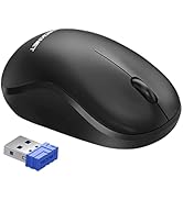 TECKNET Wireless Mouse for Laptop, Silent Mouse Quiet Click, 2.4G Ergonomic Portable Mouse, Small...