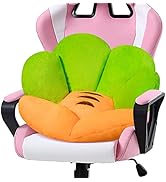 Ditucu Cute Cat Paw Cushion Carrot Gaming Chair Cushion Comfy Kawaii Seat Cushions 29 x 23 inch L...