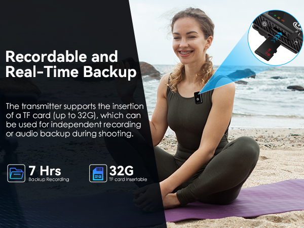 Recordable and Real-Time Backup