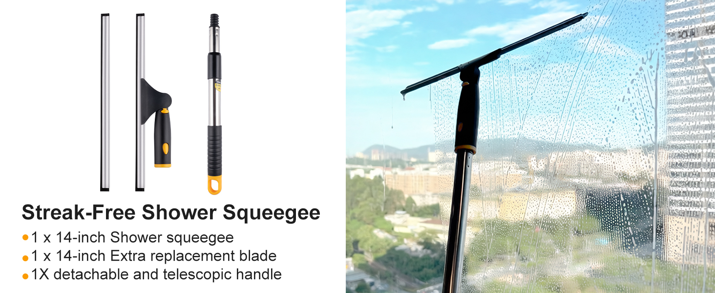 Bathroom squeegee