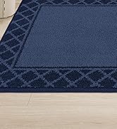 BEQHAUSE Door Mat Dirt Trapper Non Slip Entryway Rugs Absorbent Welcome Mat Low Profile Washable ...