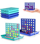 Pup Go 4-Pack Mini Pocket Sized 4-in-a-Row Board Game for Kids - Perfect Party Bag Fillers Classr...