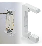 Wuno Shop 10 Pcs Wall Plate Spacer, Outlet Spacers for Electrical Box, Flush Fit Device Leveling ...