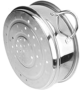 Stainless Steel Steamer Basket Steamer Insert for Pot Stackable 9.45inch Metal Steamer Pot Steami...