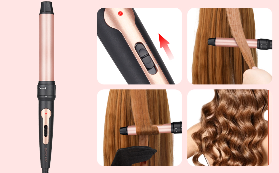 1 inch curling iron long barrel