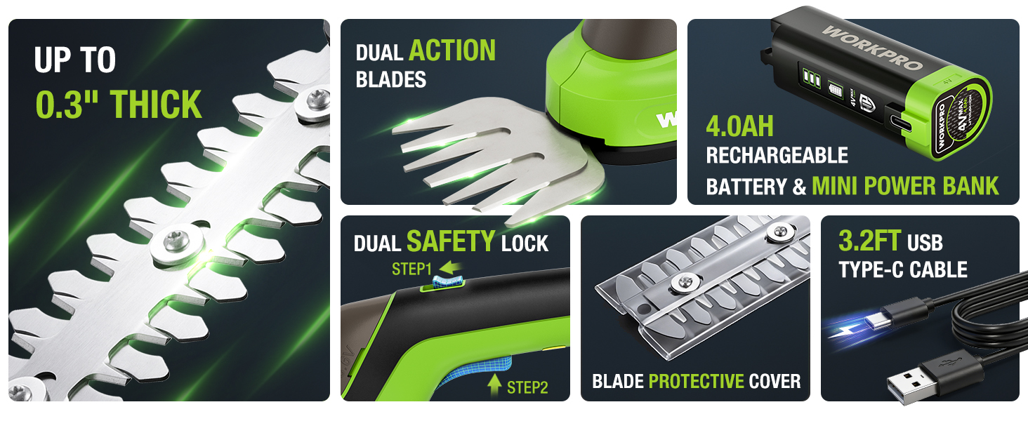 Cordless Grass Shear &amp;amp; Shrubbery Trimmer