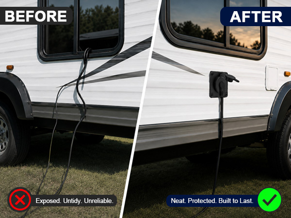 rv pass through rj45 socket