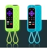 2 Pack Roku Remote Cover Silicone Protective Case for Roku TV TCL Roku 2/3/4/ Express/Premiere/Vo...