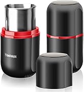 COOL KNIGHT Herb Grinder [large capacity/fast /Electric ]-Spice Herb Coffee Grinder with Pollen C...