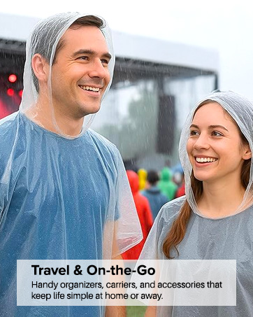 Simple organizers and accessories for home or travel