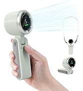 HONEYYEAR Portable Handheld Turbo Fan, 3600mAh Battery Operated Fan with LED Display, Mini Portab...