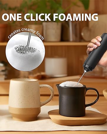 Rechargeable Milk Frother Hanheld