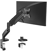 DreamAxis Single Monitor Mount, Adjustable Monitors Stand for Desk, Gas Spring Monitor Arm for 17...