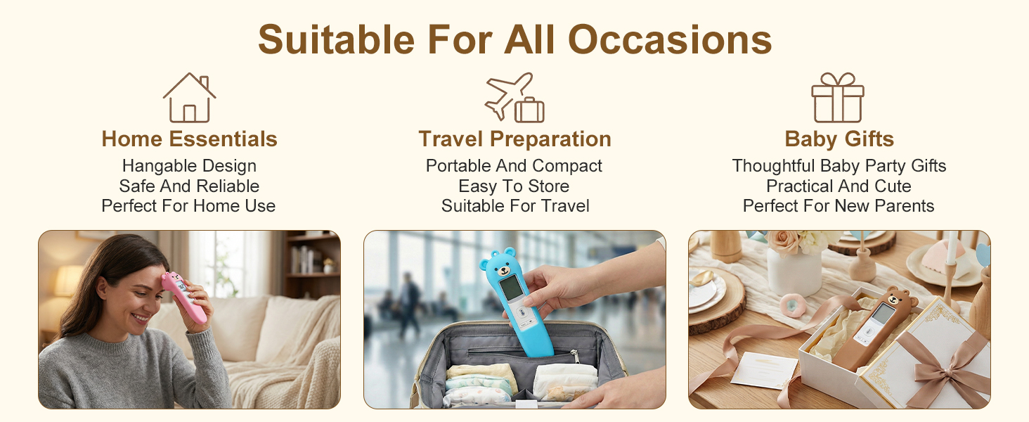 Bear Silicone Case Compatible with GoodBaby Thermometer