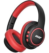 acer Kids Bluetooth Headphones, Over Ear Headphone for Kids with Mic, 75H Playtime, 85dBA Safe Vo...