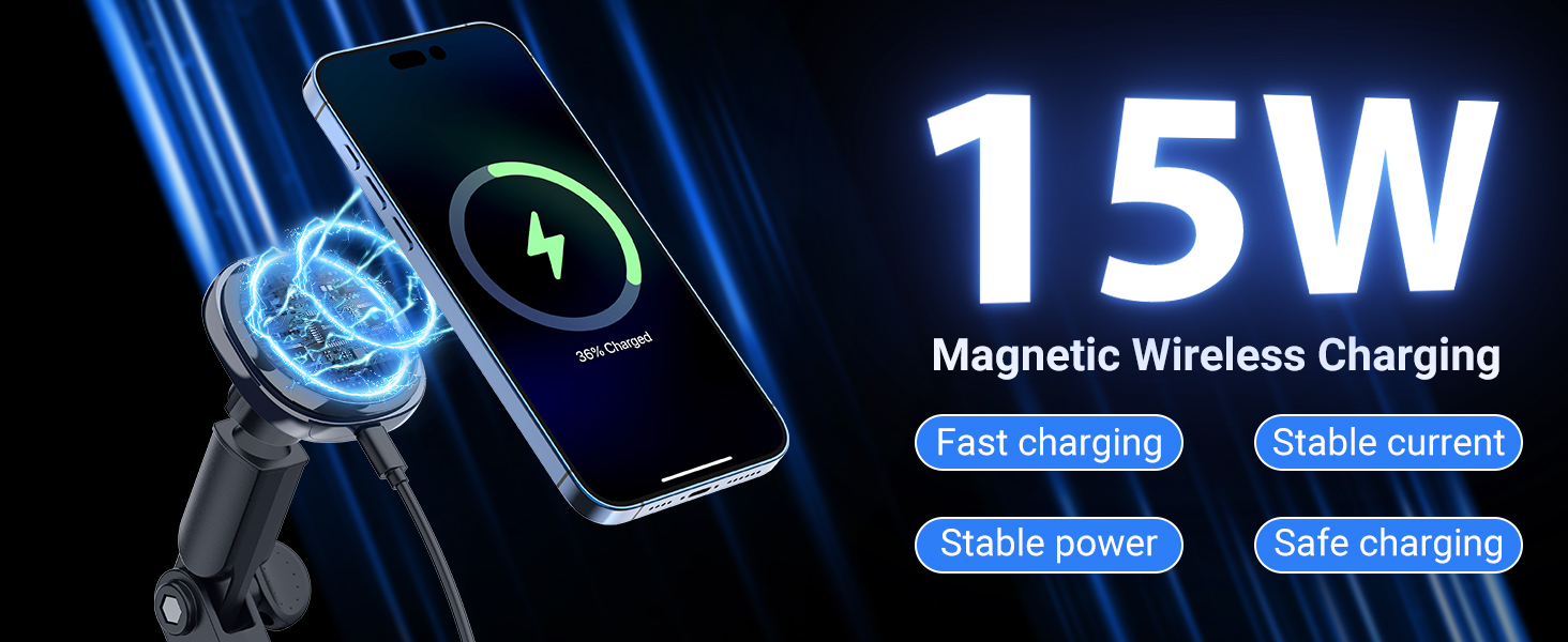 Magnetic Wireless Cup Charging Holder