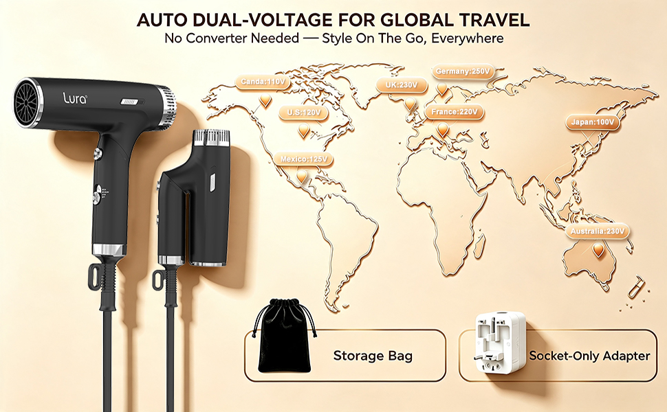 travel hair dryer