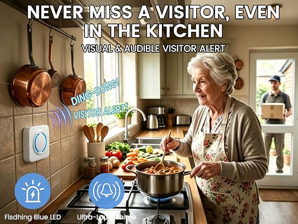 smart wireless doorbell chime