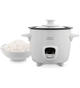 Dash Mini Rice Cooker Steamer with Removable Nonstick Pot, Keep Warm Function &amp; Recipe Guide, 2 c...