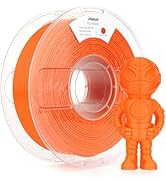 AMOLEN 3D Printer Filament PLA, Ture High Speed 600mm/s 1.75mm PLA Filament Carrot Orange PLA, 1K...