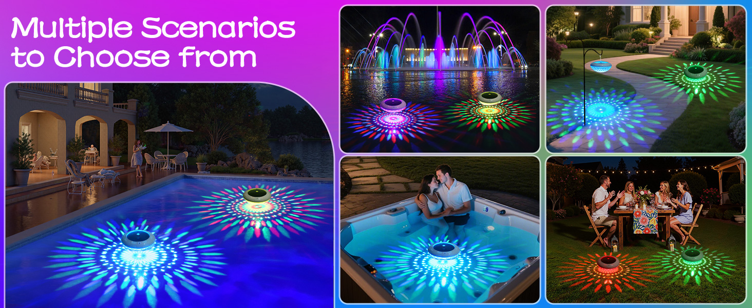 pool floating lights