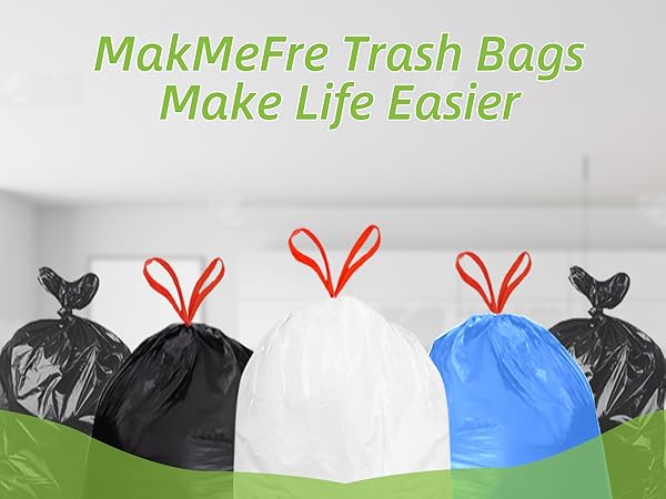 Drawstring Garbage Bags