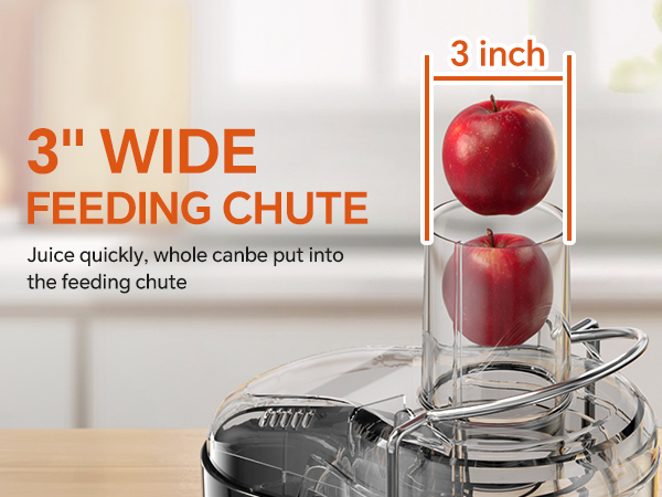 3&amp;#34;WIDE FEEDING CHUTE