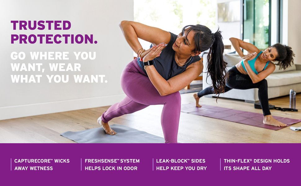 Poise incontinence pads for women provide trusted protection