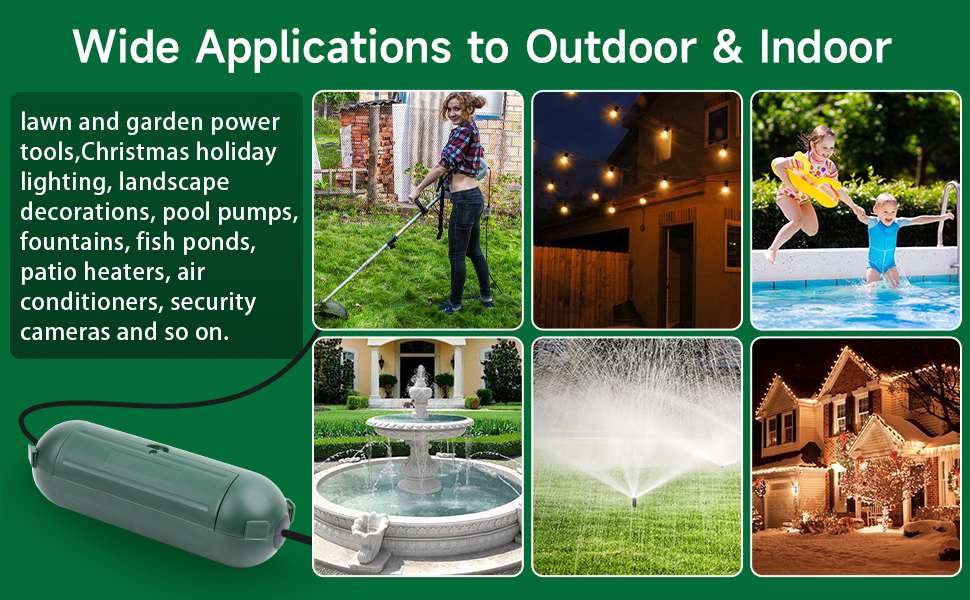 Outdoor Extension Cord Safety Cover