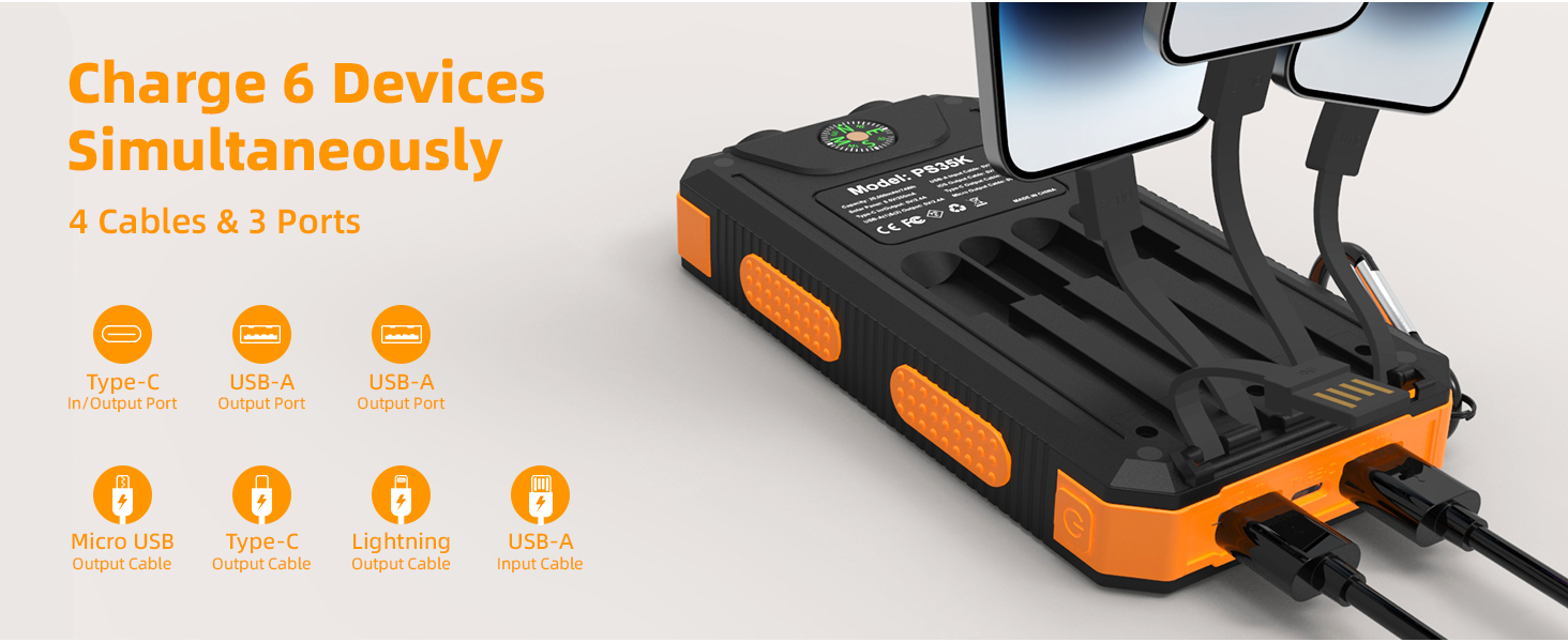 charge 6 devices simultaneously
