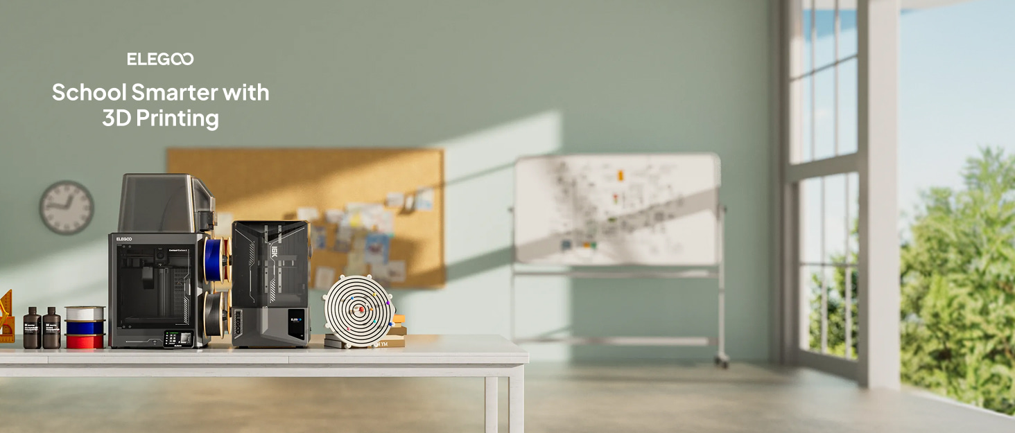 ELEGOO School Smarter with 3D Printing