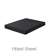 BOURINA Fitted Sheet Quality 1-Piece, Resistant Microfiber, Snug Fit,Wrinkle Free, Queen Size Bla...