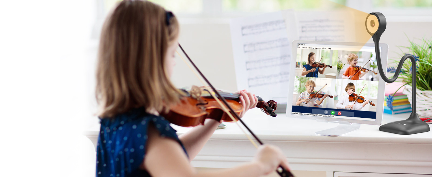 Document camera teachers classroom USB teaching web cam PC webcam light LED 1080P 1944P