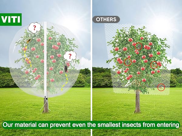 Fruit Trees Netting Zipper
